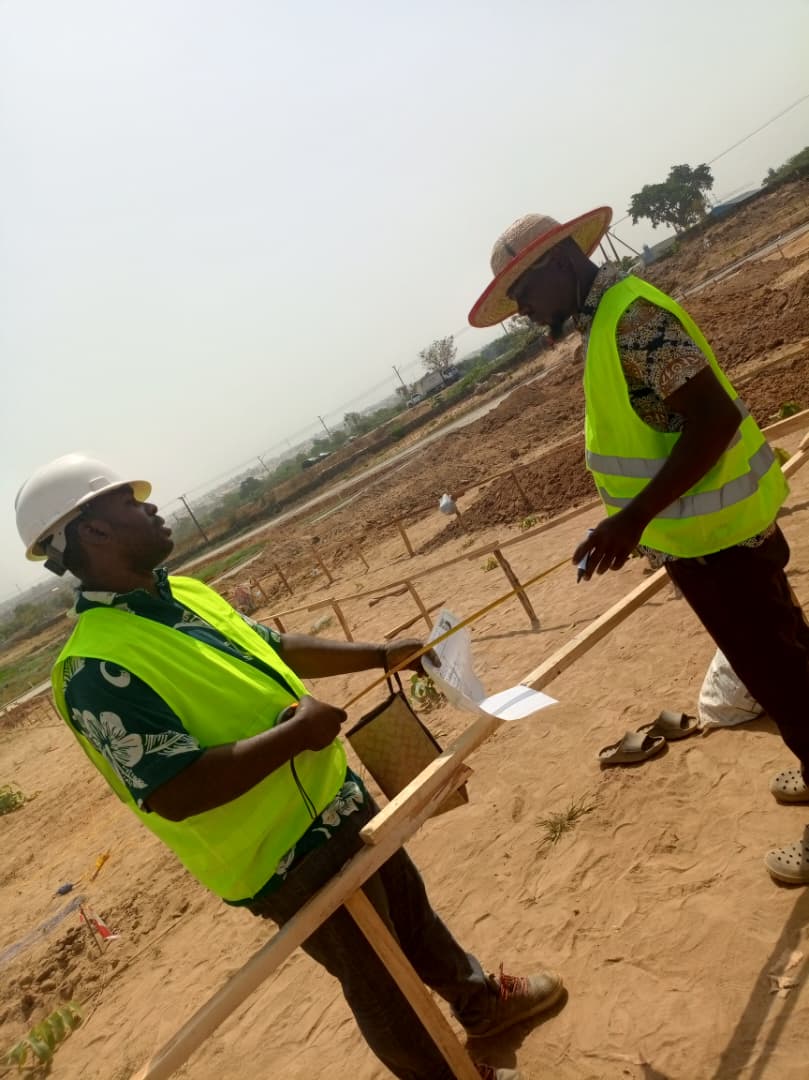Our engineering team verifying structural plans and checking alignment.